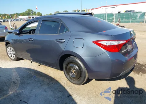 2016 Toyota Corolla Le z USA, uszkodzony, nr VIN 2T1BURHE3GC688965